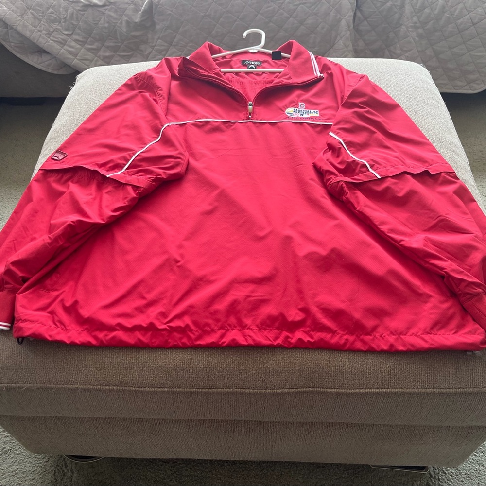 ANTIGUA BOSTON RED SOX 2007 World Series Champions Sportswear Red Windbreaker